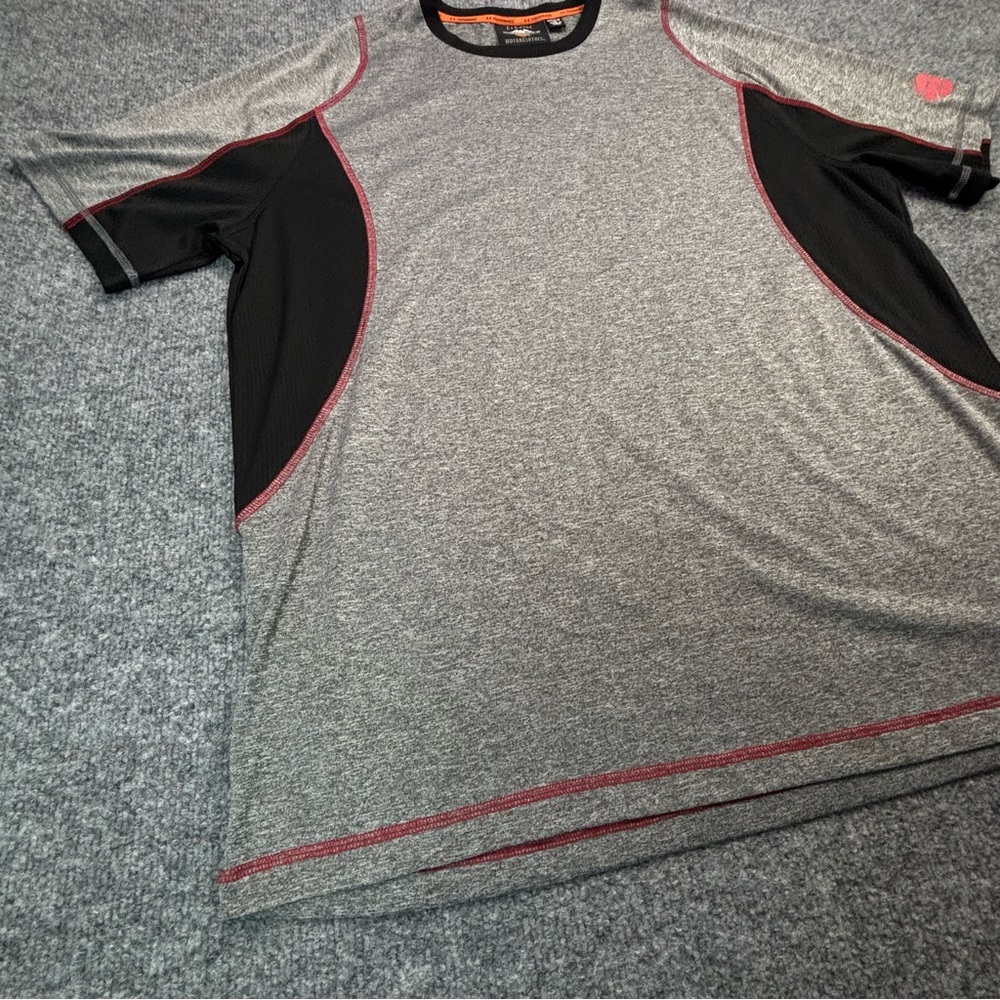 Harley Davidson Motorcycles Graphic T Shirt Grey Pink Logo Mens XL Motorclothes - Picture 5 of 11